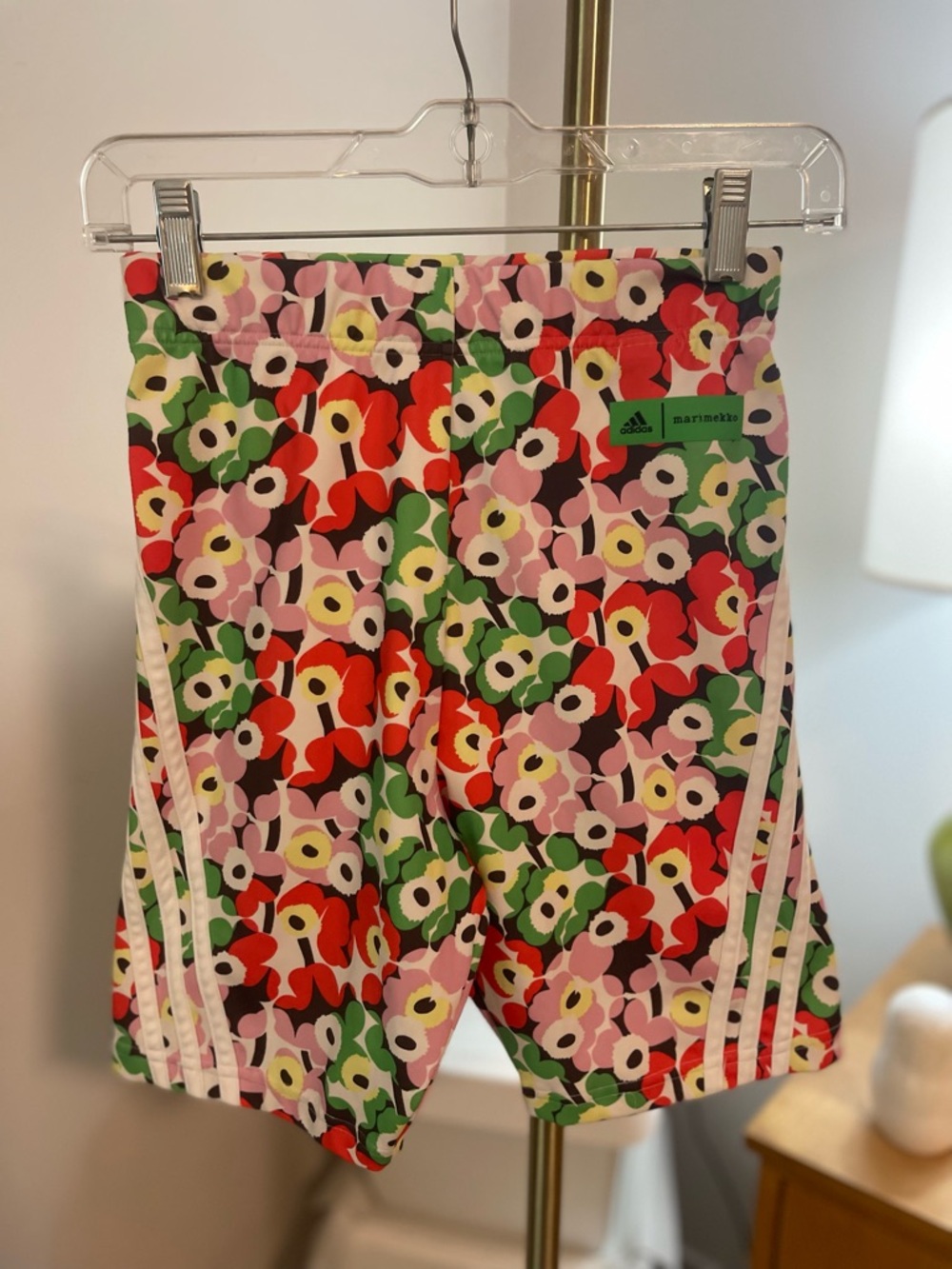 Adidas & Marimekko flower Cycling Shorts Small - Picture 2 of 8